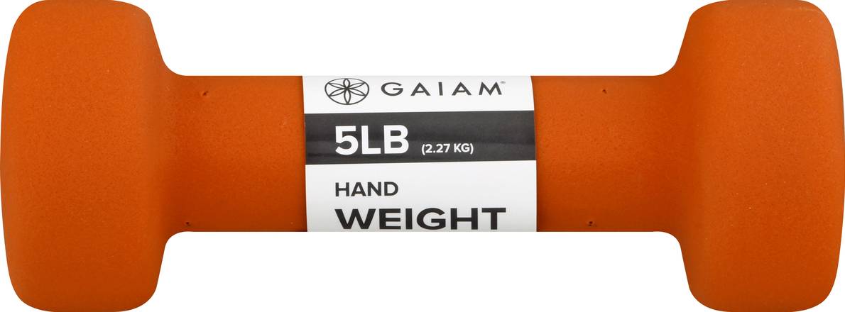 Gaiam 5 Lbs Hand Weight (1 ct)