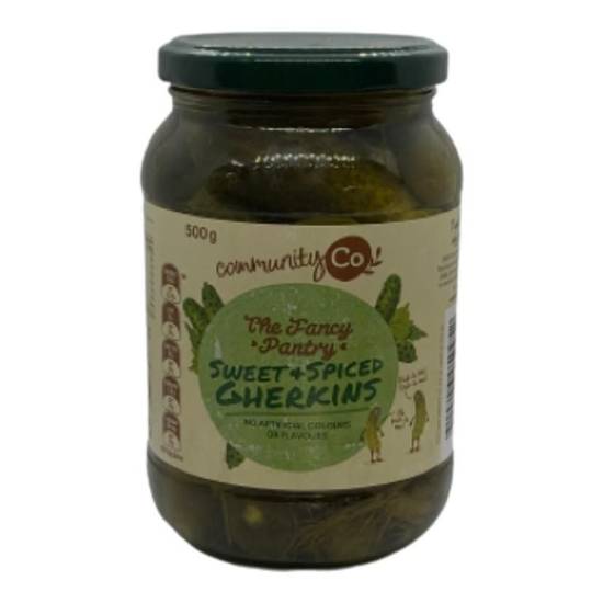 Community Co Sweet & Spicy Gherkin 500g