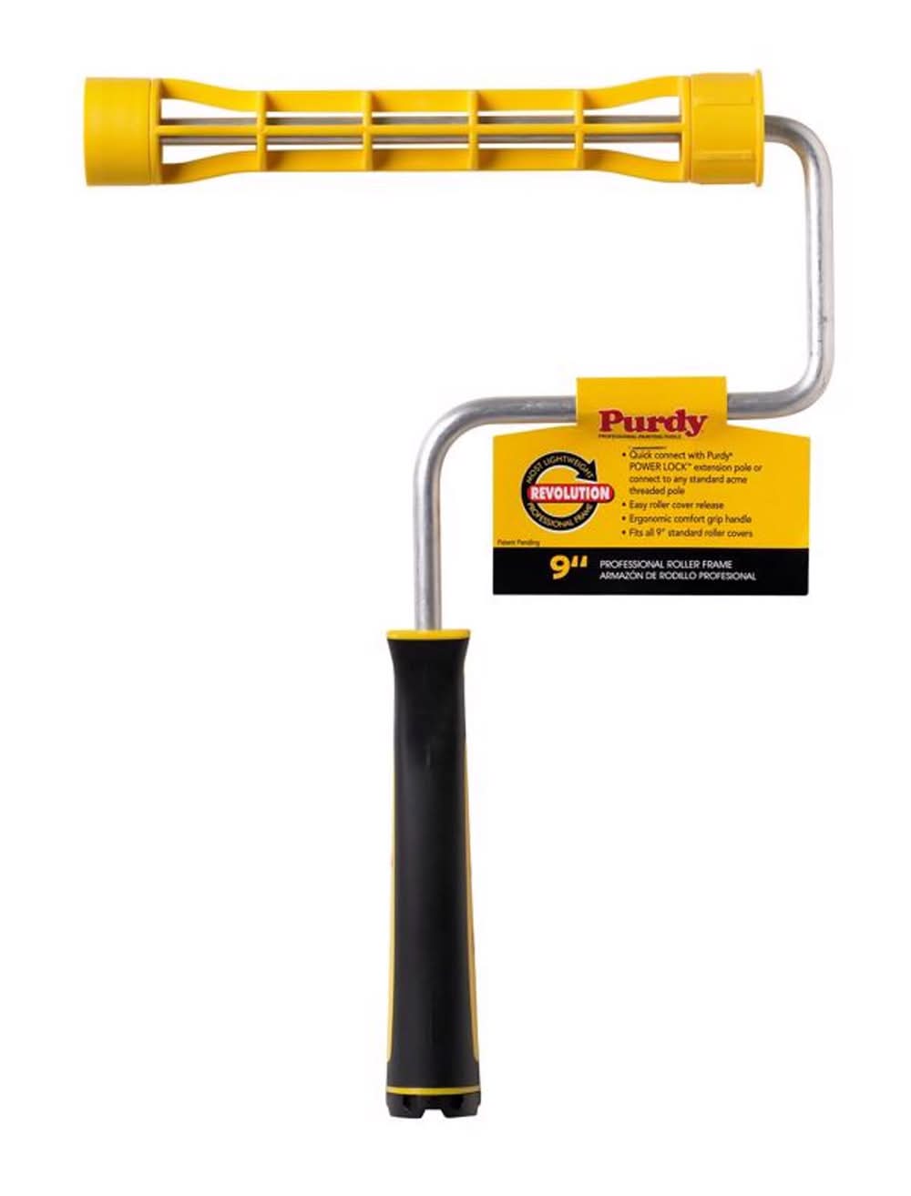 Purdy Revolution 9 In. W Regular Paint Roller Frame Threaded End