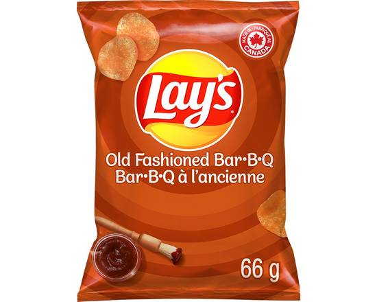 Lay's · B.b.q à l'ancienne - Old fashioned BBQ potato chips (66 g)