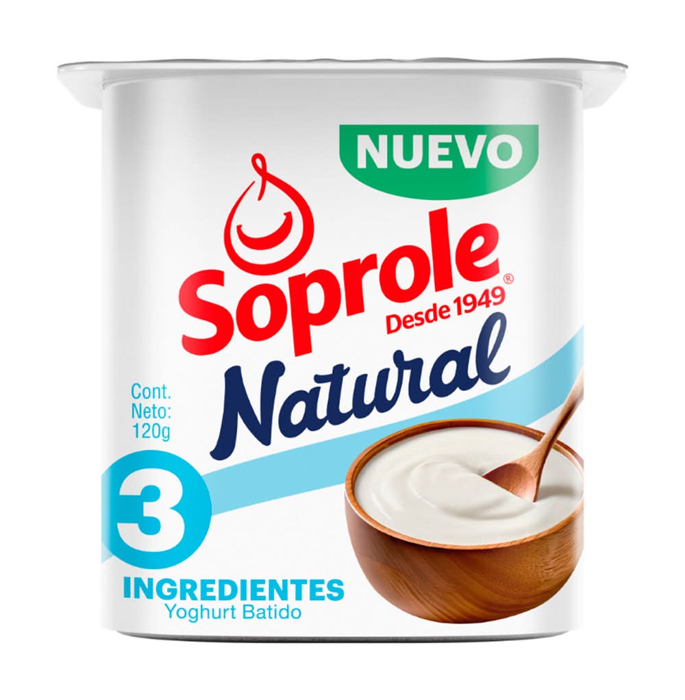 Soprole · Yogurt natural batido (120 g)