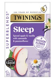 Twinings Superblends Sleep With Spiced Apple And Camomile, 20 Tea Bags