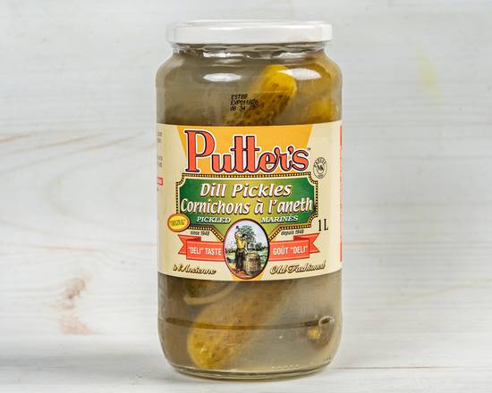 Putter’s dill pickles 1L