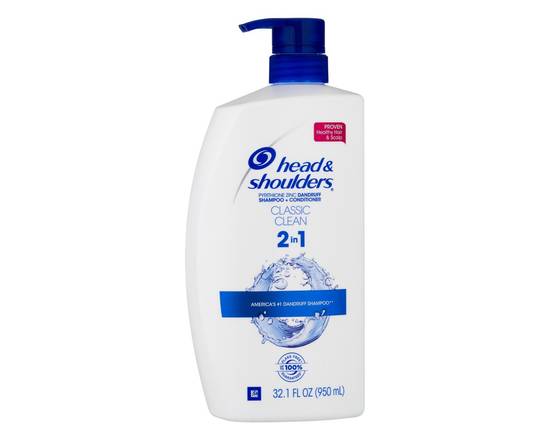 Head & Shoulders · Classic Clean Dandruff Shampoo + Conditioner (32.1 fl oz)