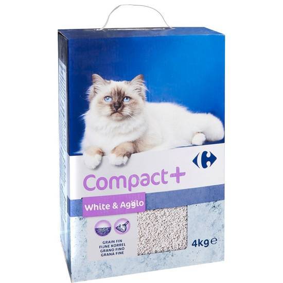 Carrefour - Litière pour chat agglomérante compact