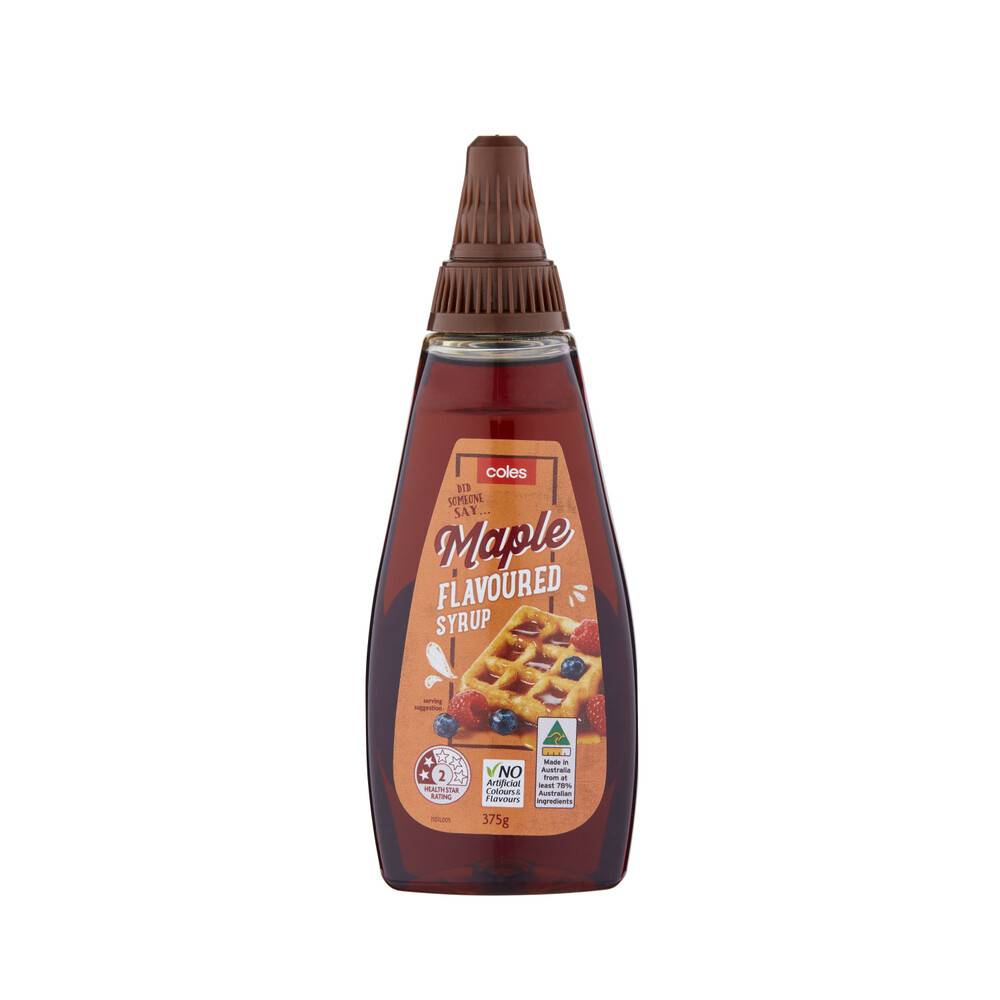 Coles Maple Flavoured Syrup 375g