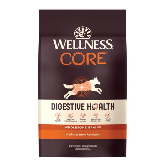 Wellness Core Digestive Health Dry Dog Food ( chicken & brown rice )