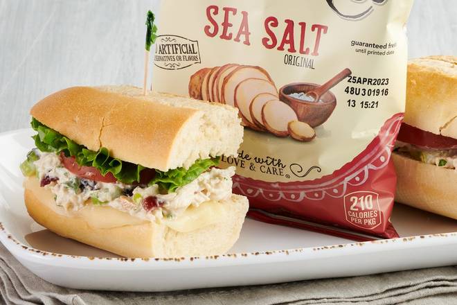 Cranberry & Almond Chicken Salad Sandwich