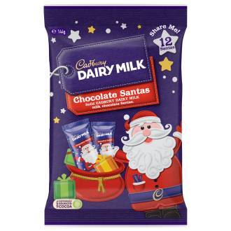 Cadbury Dairy Milk Santa Sharepack 144g