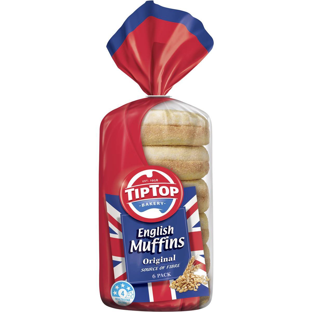 Tip Top English Muffins Original 6 Pack