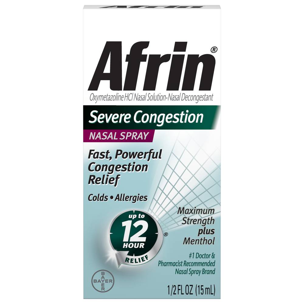 Afrin Severe Congestion Nasal Spray (15 ml)