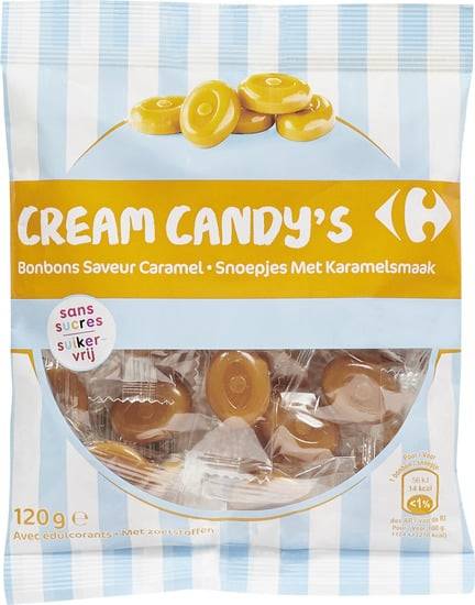 Carrefour - Cream candy's bonbons (caramel)