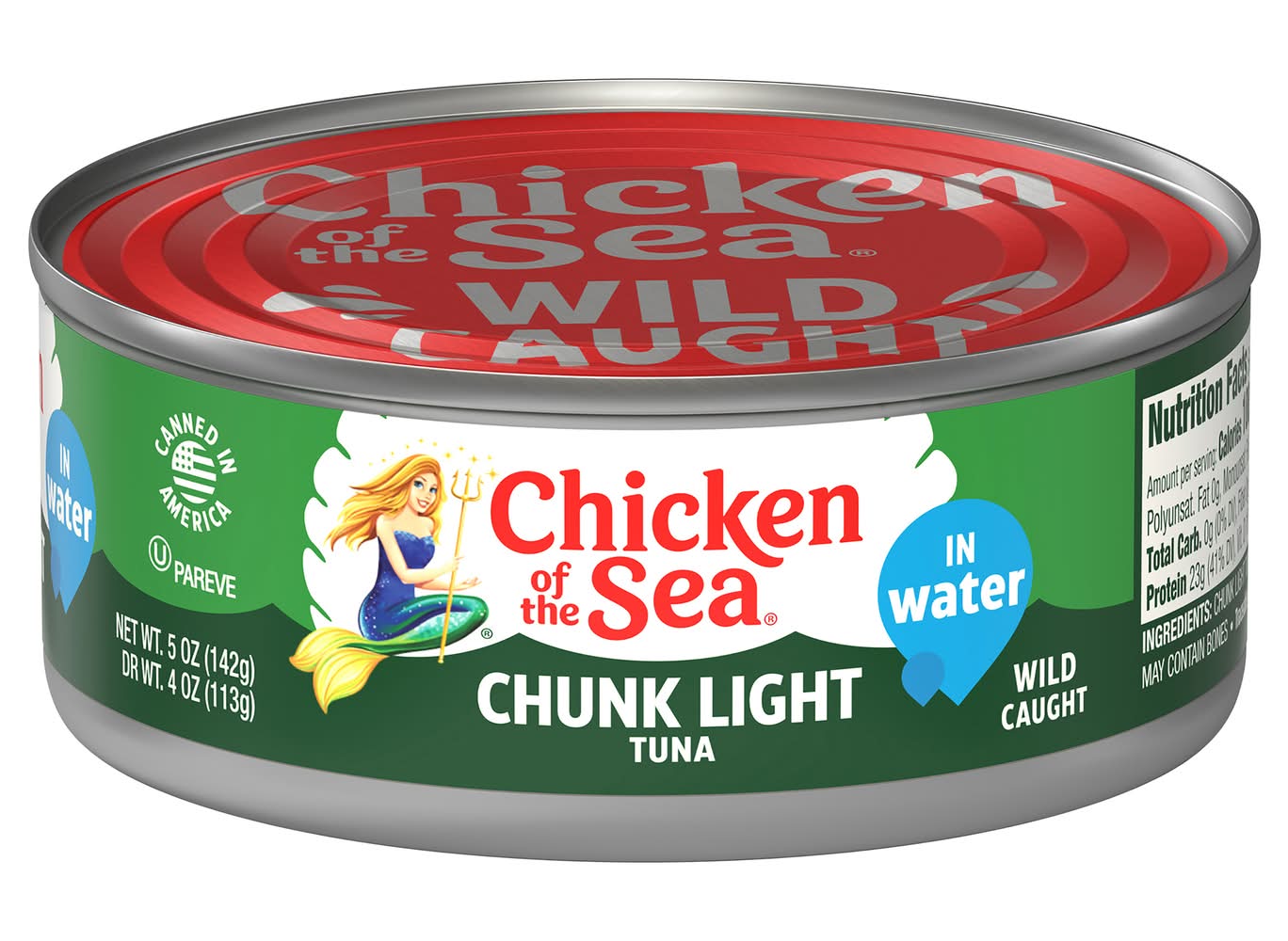 Chicken of the Sea Chunk Light Tuna in Water (4 oz)