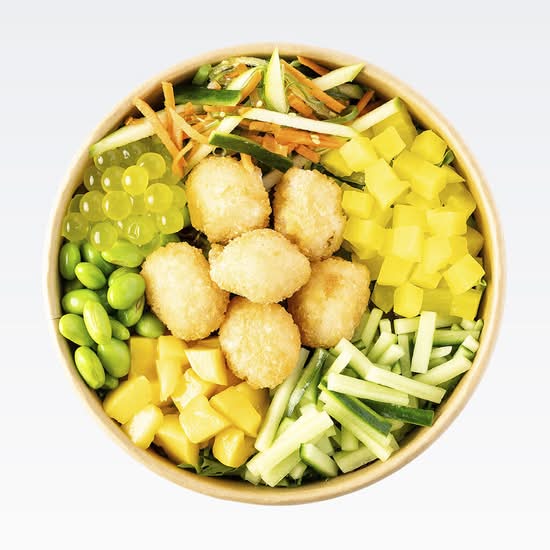 POKÉ PÉTONCLES POP CORN / POP CORN SCALLOP POKE