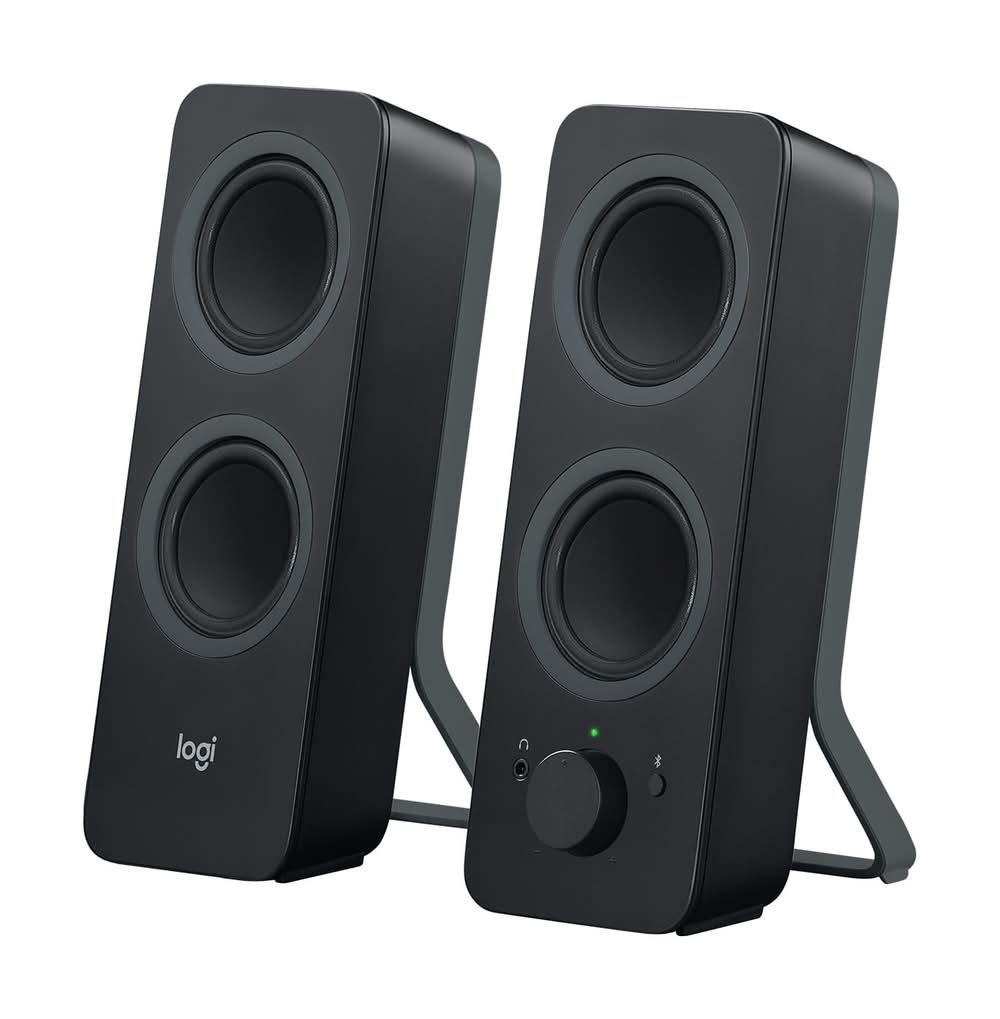 Logitech - Z207 2.0 Bluetooth Stereo Computer Speakers (2-Piece) - Black