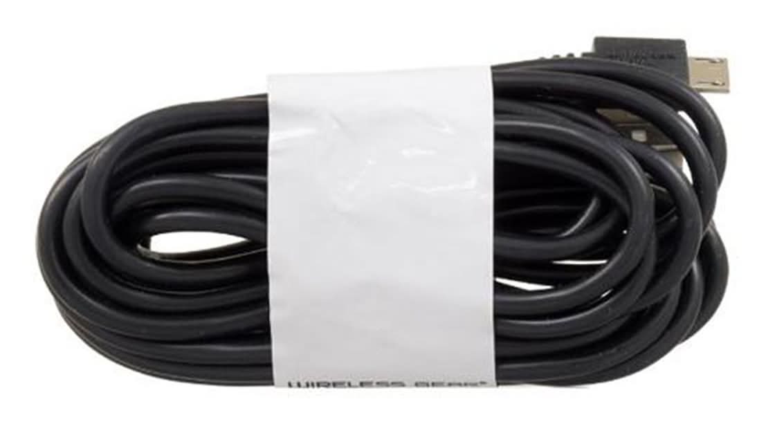 Wireless Gear Sync Cable Micro Usb Black 10 Ft