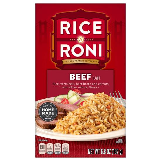 Rice-A-Roni Beef Flavored Rice