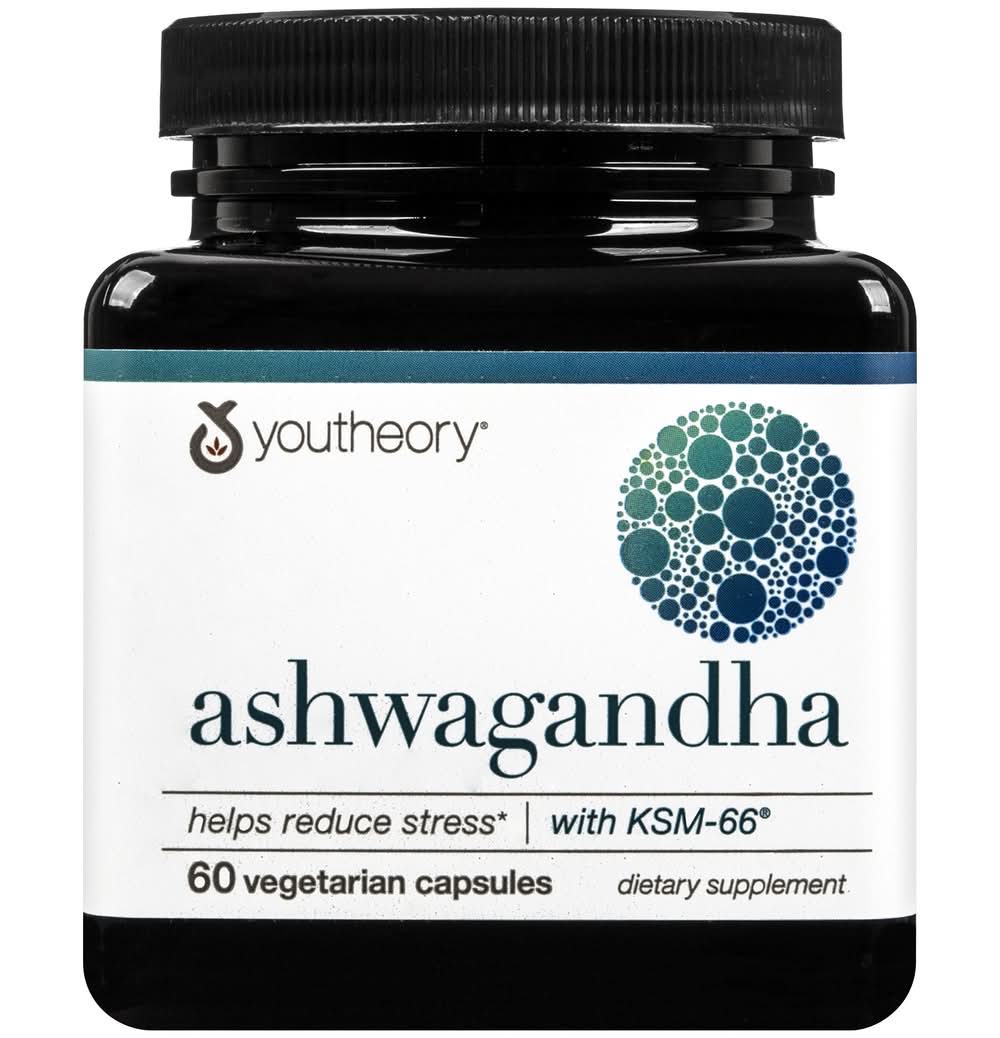 Youtheory Ashwagandha Calm Supplement (4.3 oz, 60 ct)