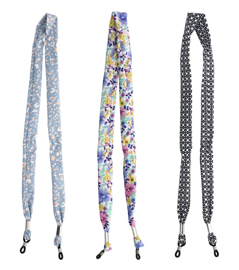 Patterned Fabric Eyeglasses Cords, 25 in.