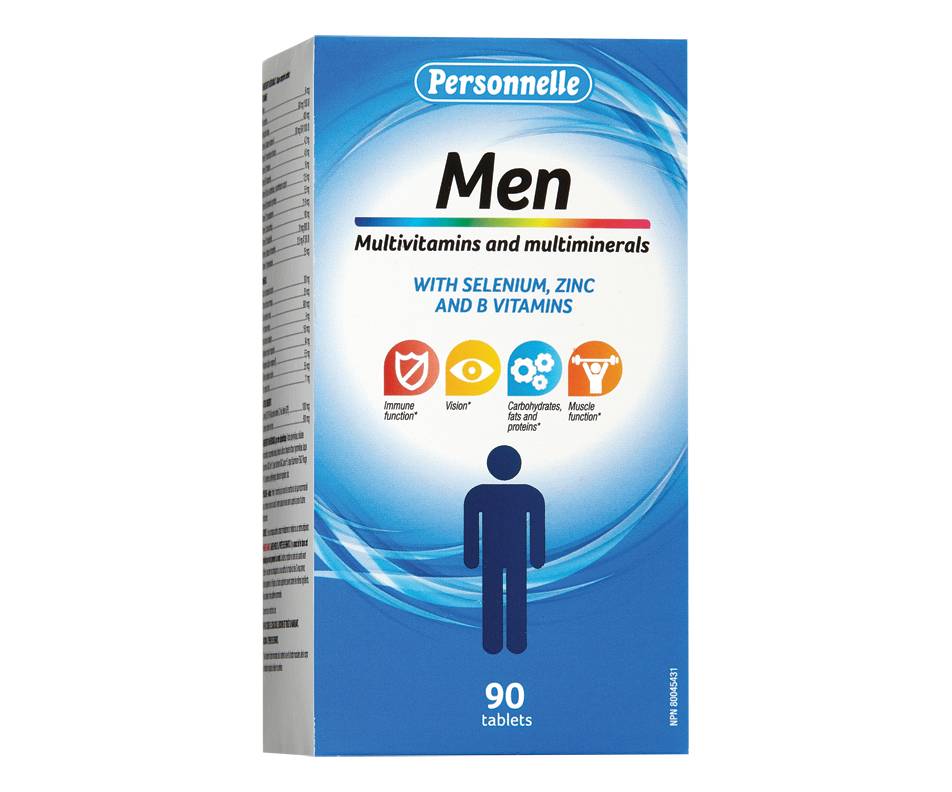 Personnelle Multivitamins & Multiminerals For Men (90 g)