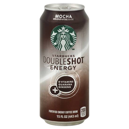 Order Starbucks Double Shot Mocha Flavored Energy Coffee Beverage Can (15 oz) food online from Rite Aid store, Shawnee on bringmethat.com