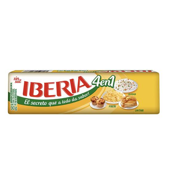Iberia margarina sin sal (barra 90 g)