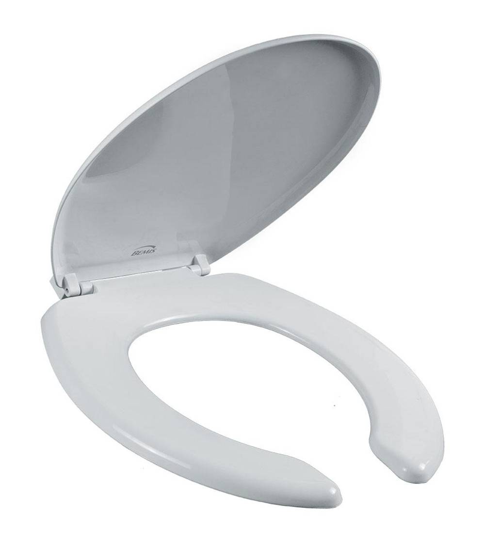 Bemis · Asiento para baño redondo blanco