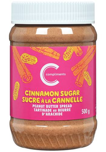 Compliments Peanut Butter Spread Cinnamon Sugar (500 g)