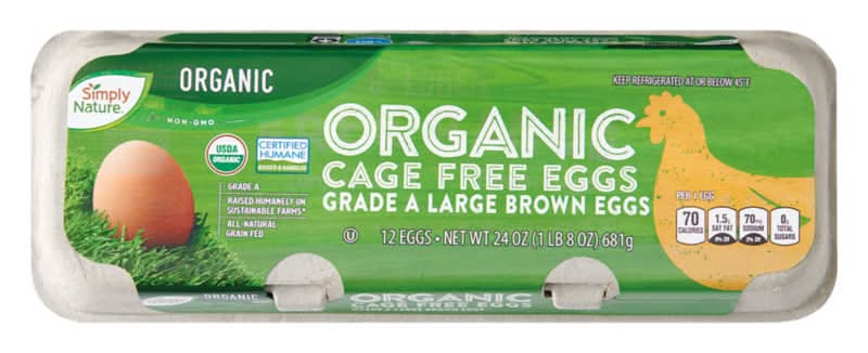 Simply Nature Organic Cage Free Eggs - 1 Dozen