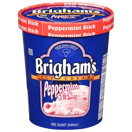 Brigham's Peppermint Stick Ice Cream (1 quart)