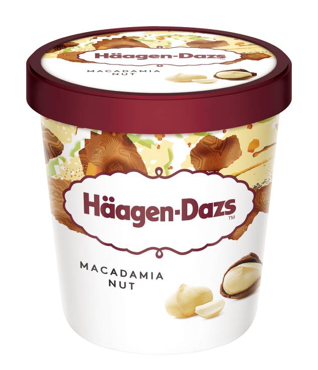 HaagenDazs哈根達斯 夏威夷果仁品脫杯473ml毫升x 1Bucket桶 <473ml毫升 x 1 x 1Bucket桶>