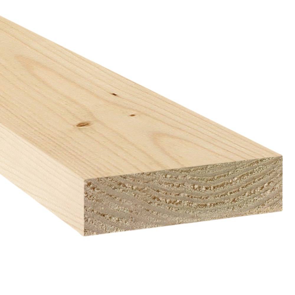 2-in x 6-in x 4-ft Pine Lumber | TCP264W2