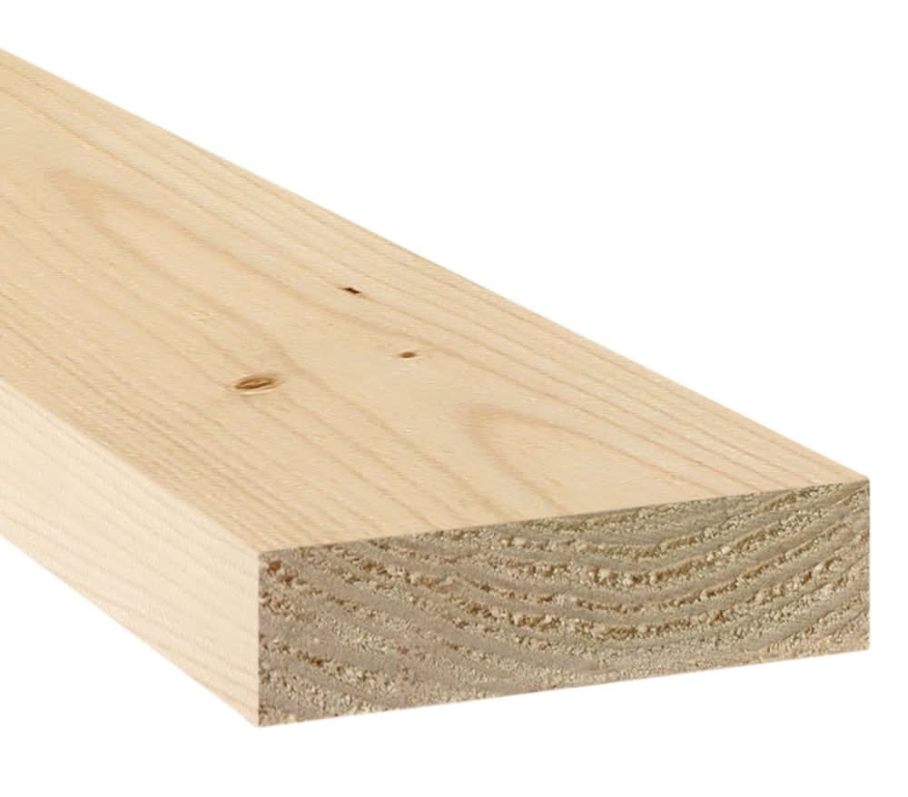 2-in x 6-in x 4-ft #2 Prime Pine Lumber