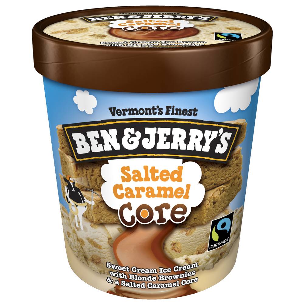 Ben & Jerry's Core Ice Cream, Salted Caramel (1 pint)