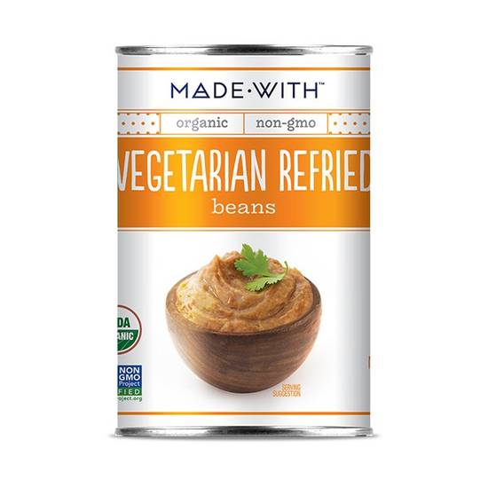 Made With Organic Vegetarian Refried Beans (16 oz)