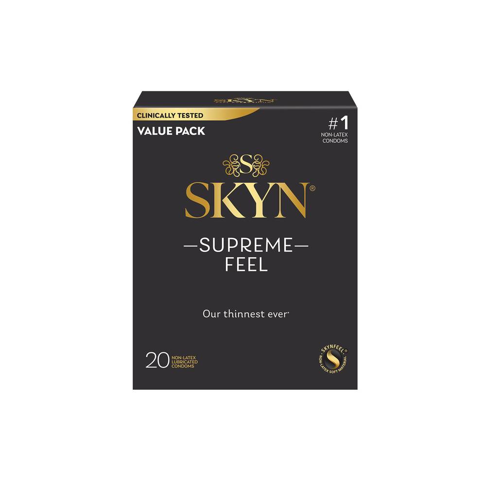 Skyn Supreme Feel Non Latex Condoms (20 ct)