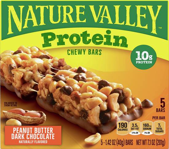 Nature Valley Peanut Butter Dark Chocolate Chewy Bars (5 ct)