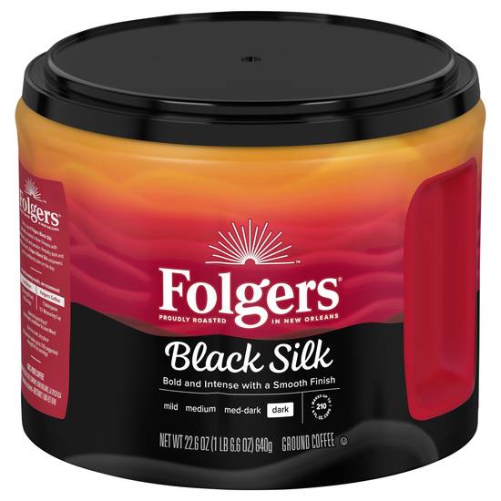 Folgers Roast Master Series Dark Ground Black Silk Coffee (22.6 oz)
