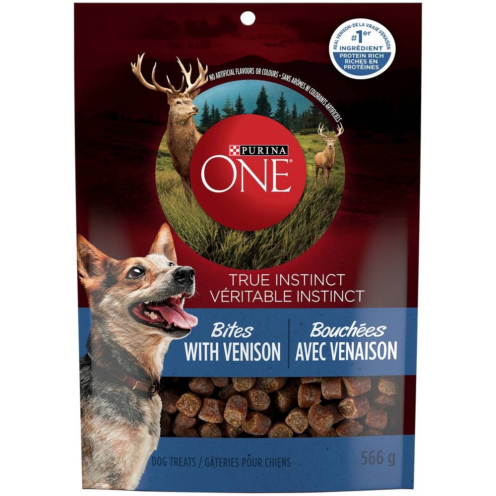 Purina True Instinct Bites With Venison Natural Dog Treats (566 g)