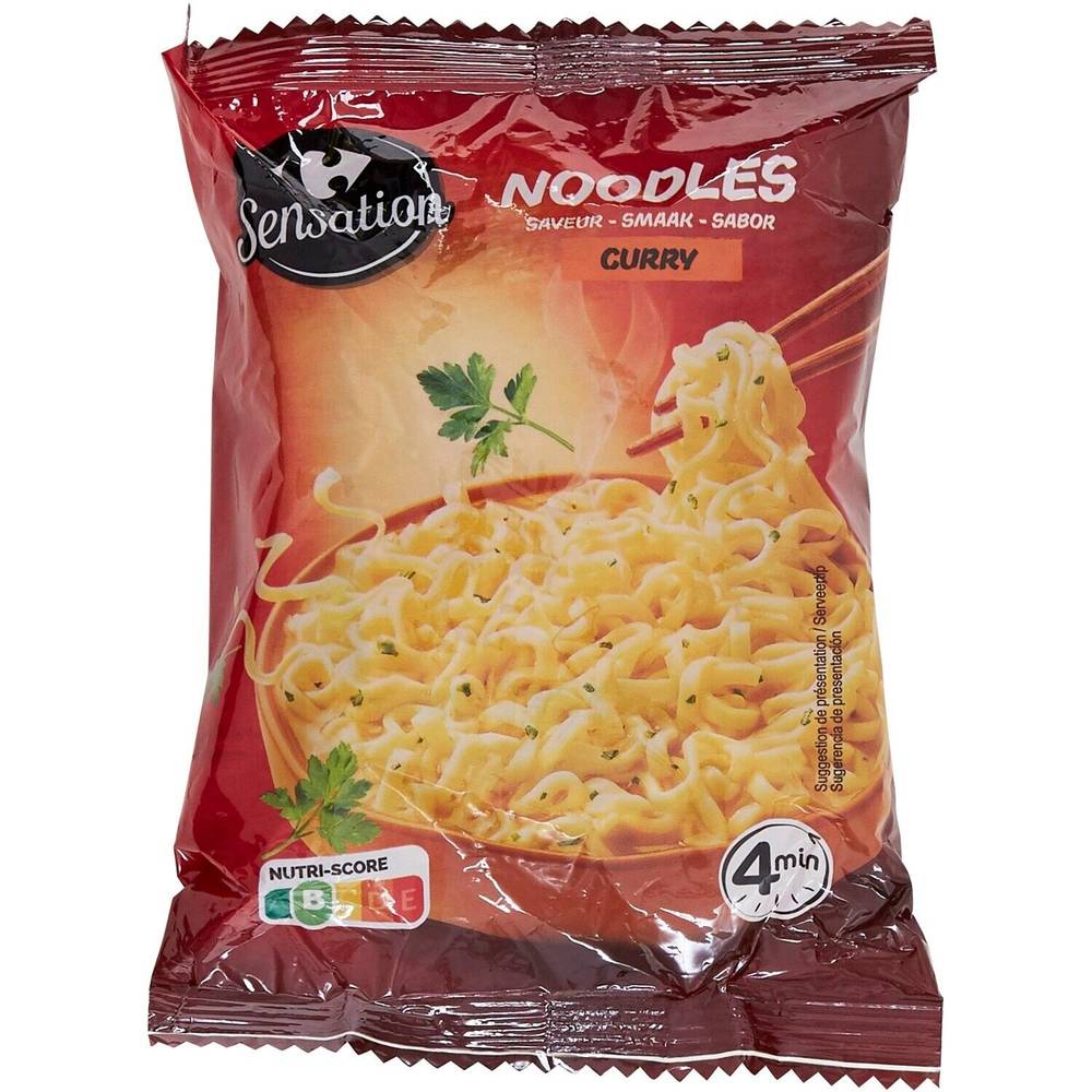 Carrefour Sensation - Nouilles saveur curry (85g)