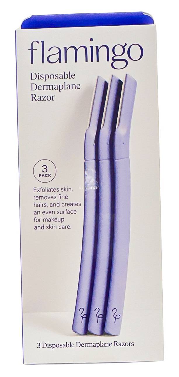 Flamingo Dermaplane Facial Razors (3 ct)