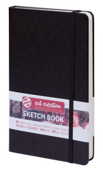 Caderno de Desenho Preto 140g