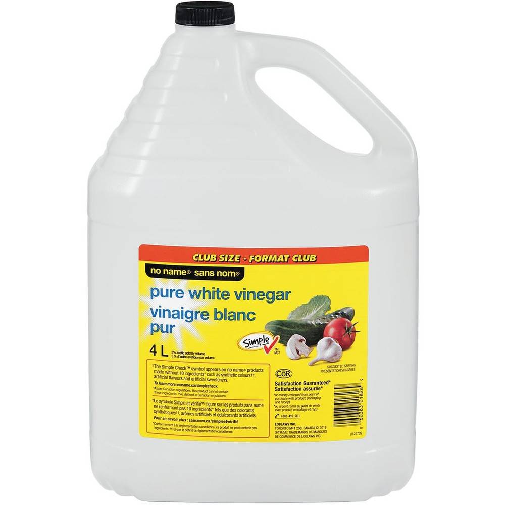 No Name Pure White Vinegar (4 kg)