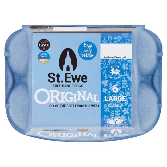 St. Ewe large, Original Free Range Eggs (6 pack)