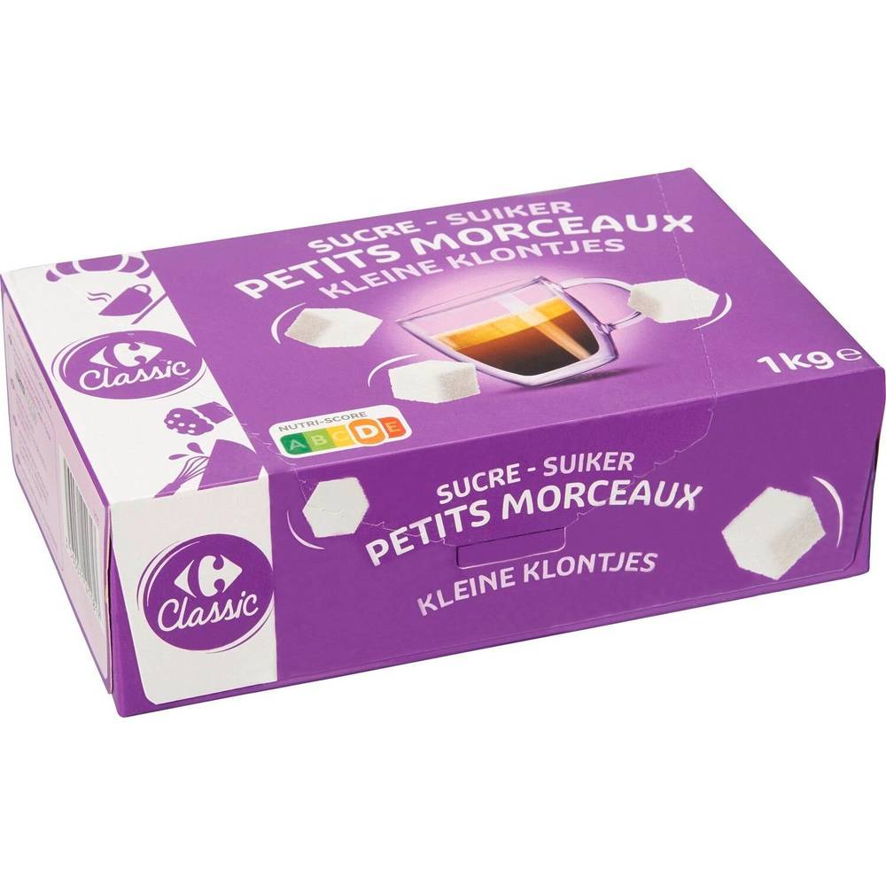 Carrefour Classic' - Sucre petits morceaux (1kg)