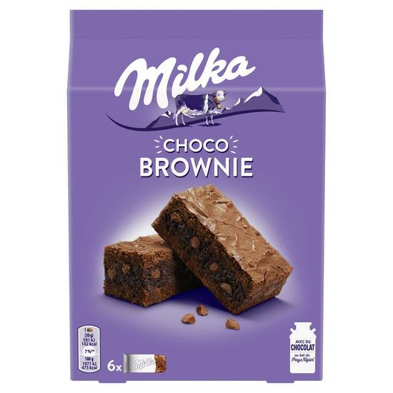 Gâteau Brownie au chocolat individuel Milka 180g