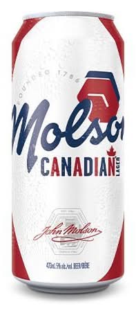 Molson Canadian Lager Beer (473 ml)