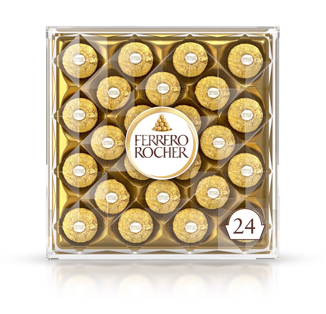 Ferrero Rocher - Fines gaufrettes enrobées de chocolat au lait et noisettes (300g)