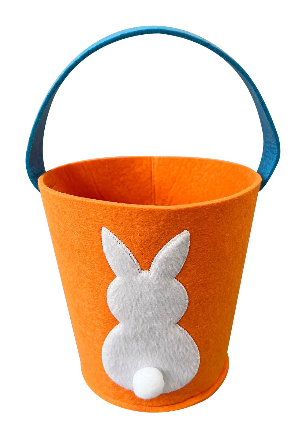 Cottondale Fabric Easter Bunny Basket, Orange