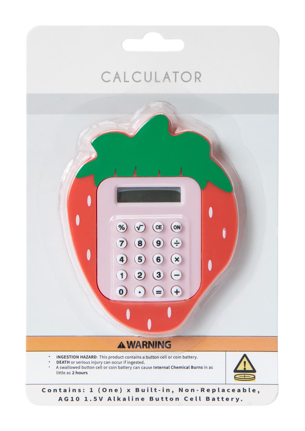 Novelty Calculator Strawberry